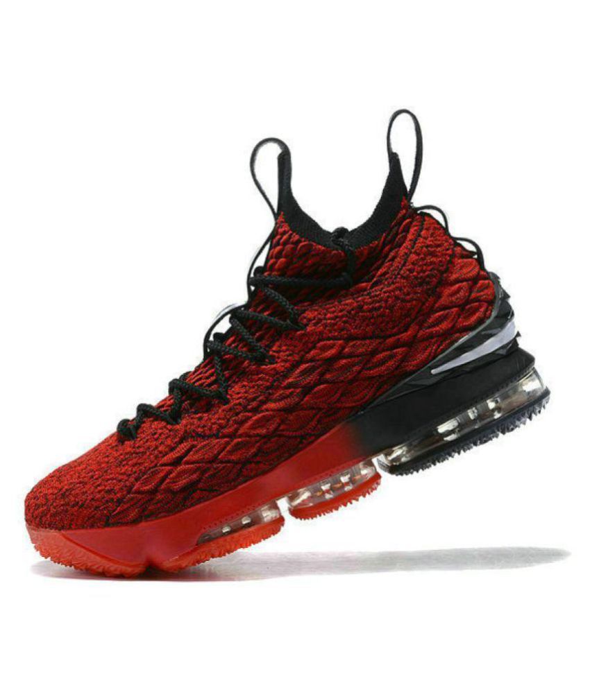 Nike Air Max LeBron James 15 2018 Red Basketball Shoes - Buy Nike Air Max LeBron James 15 2018 ...