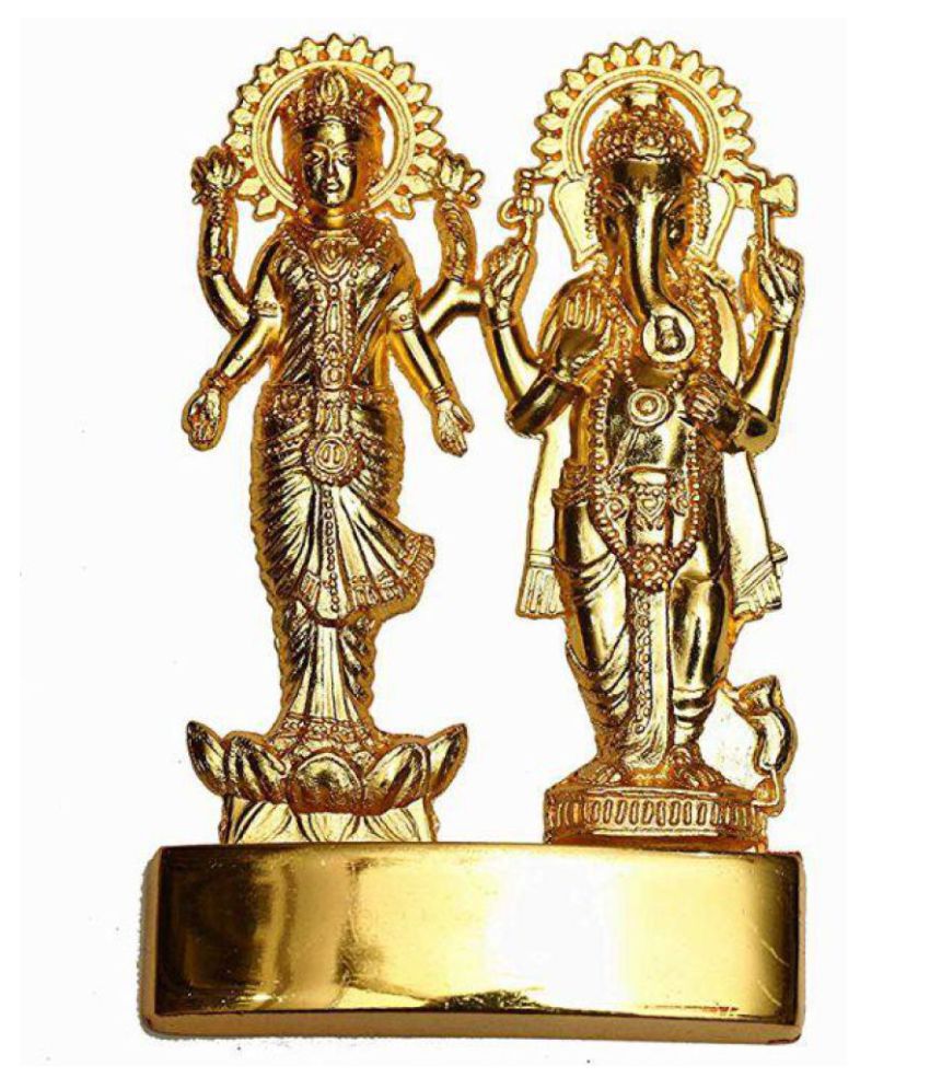     			RUDRA DIVINE Traditional Brass Ganesha Idol x cms Pack of 1