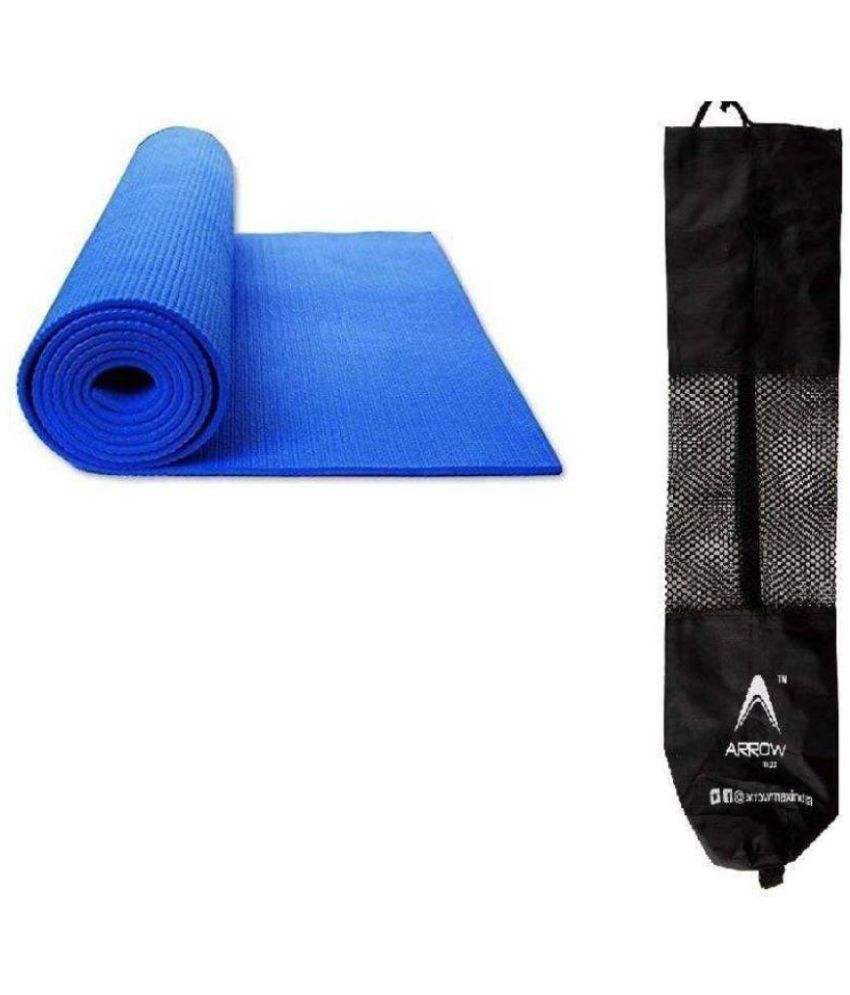 Arrowmax PVC YOGA MAT WITH COVER 6 MM Yoga Mat (Blue): Buy Online at ...