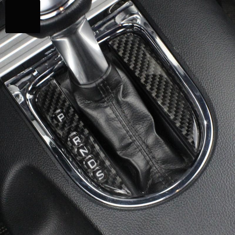 Carbon Fiber Interior Gear Shift Strips Cover Trim For Ford