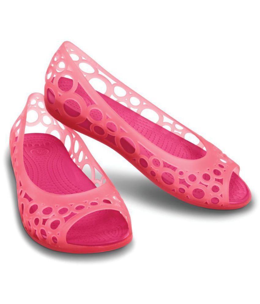 pink ballerina crocs