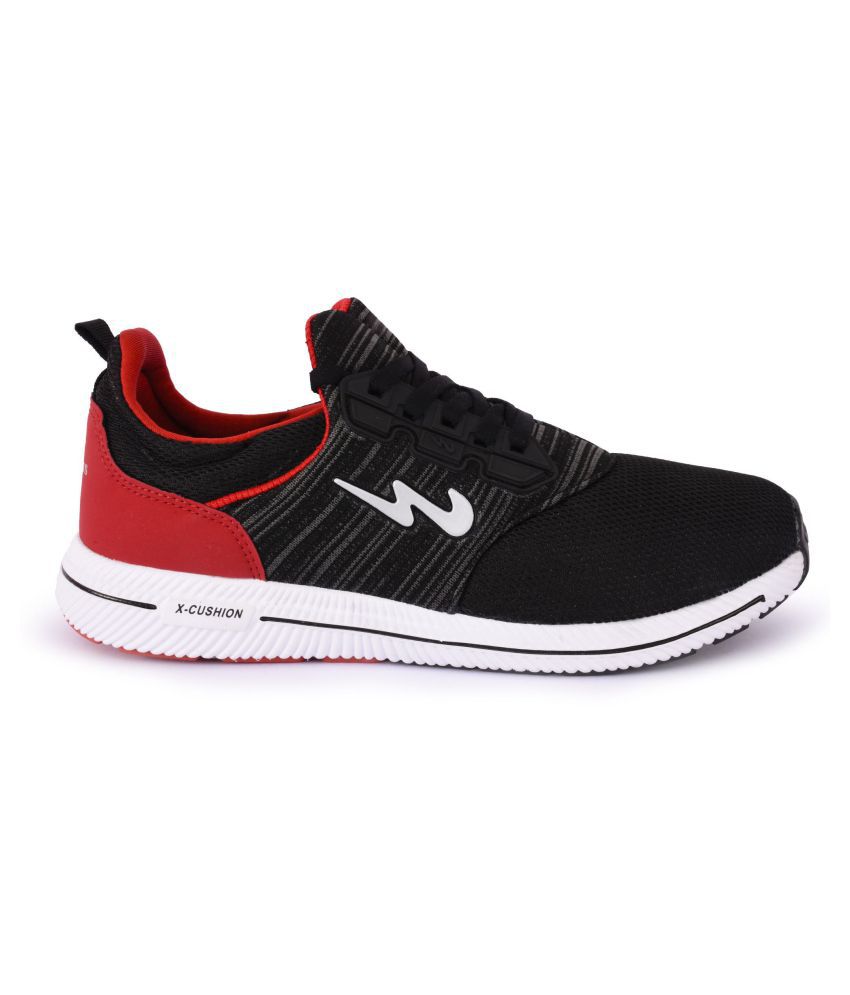 Campus JETRIDE Black Running Shoes 