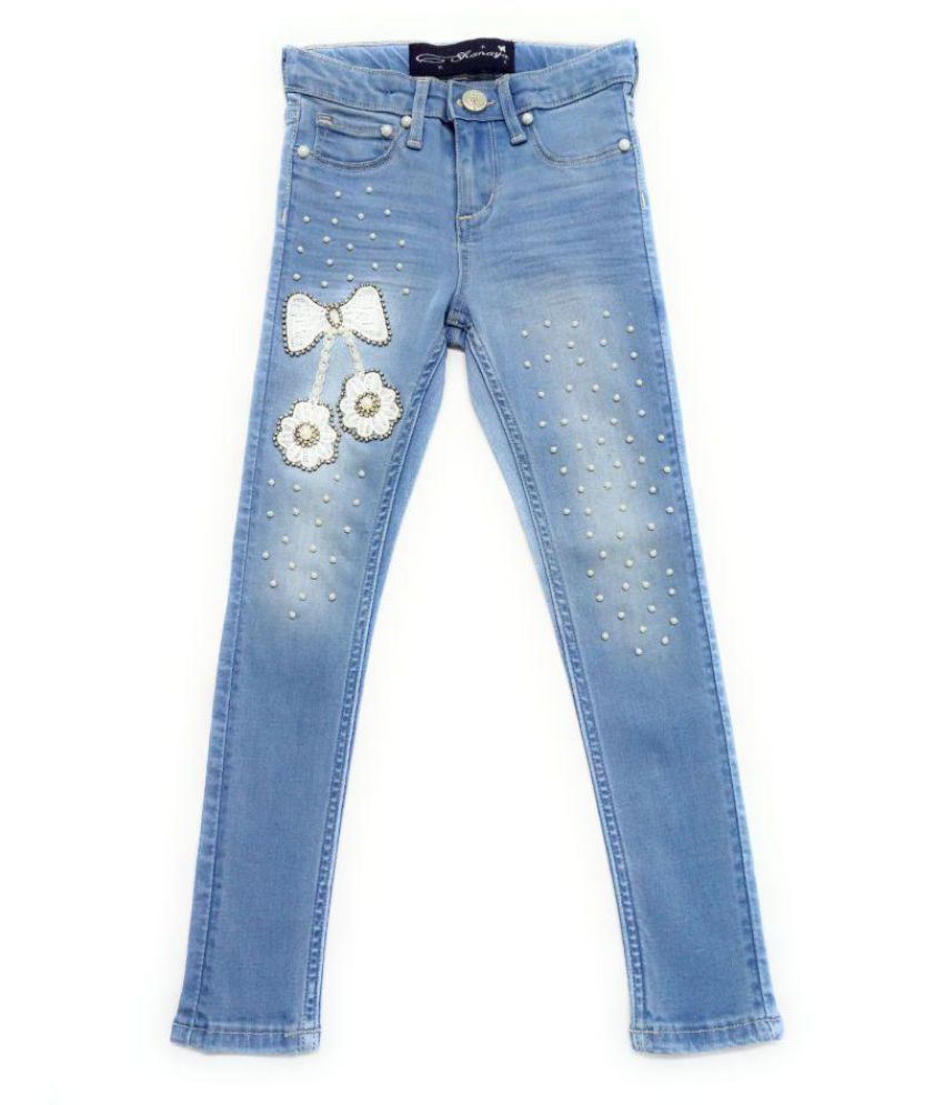 girls rhinestone jeans