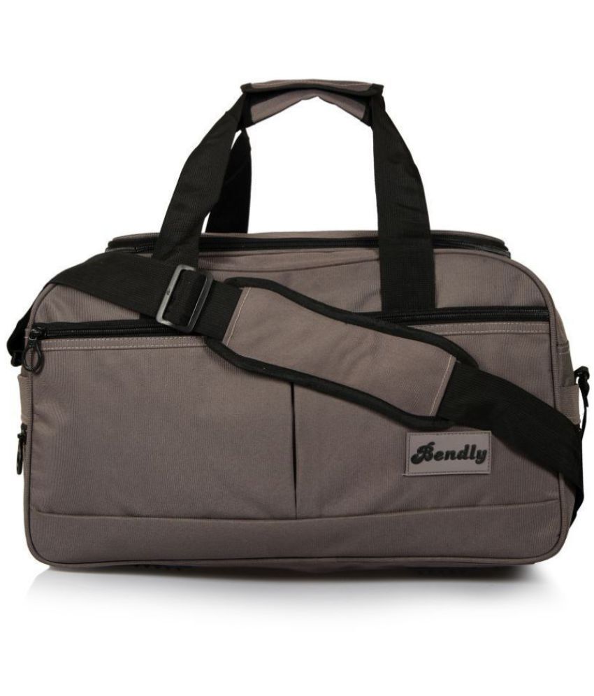 Download Bendly Brown Solid Duffle Bag - Buy Bendly Brown Solid ...