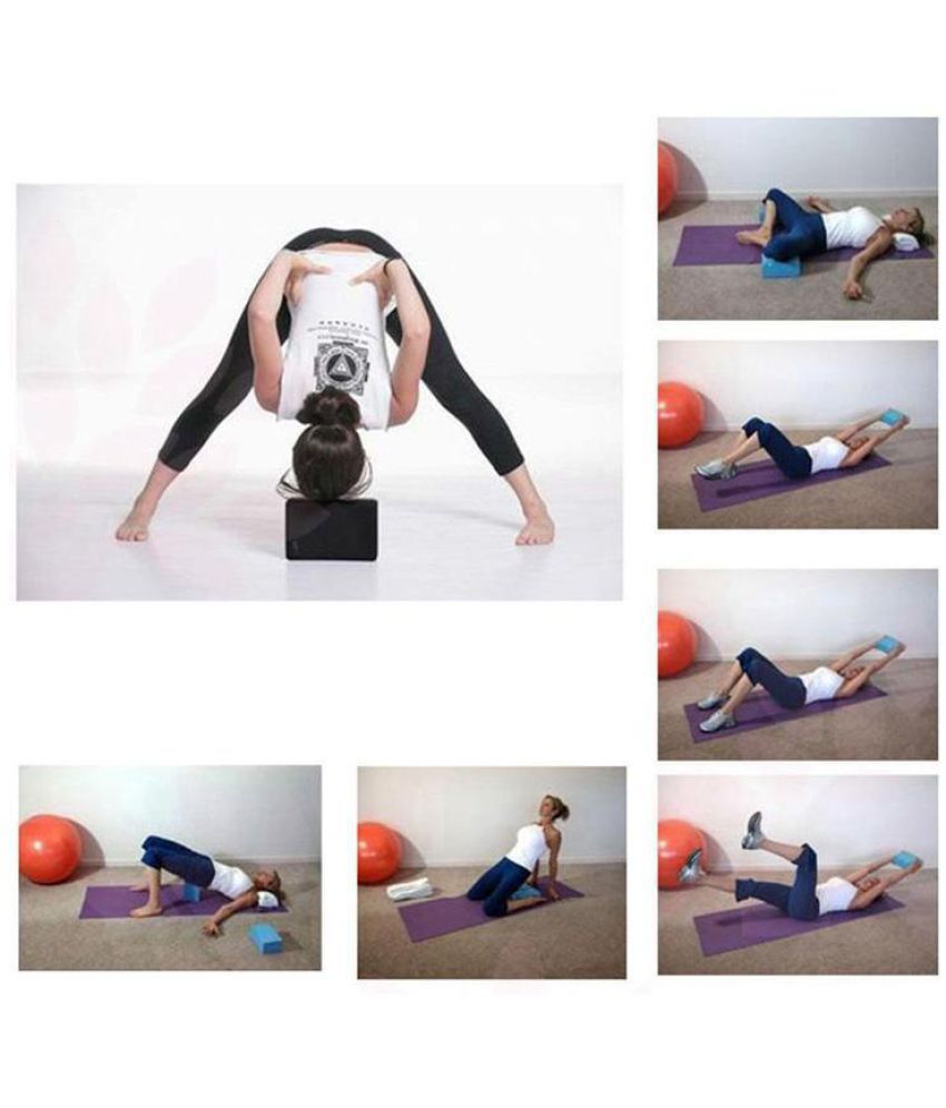 EVA Yoga Brick Block Pilates Foam Workout Gym Sports Workout Stretching ...
