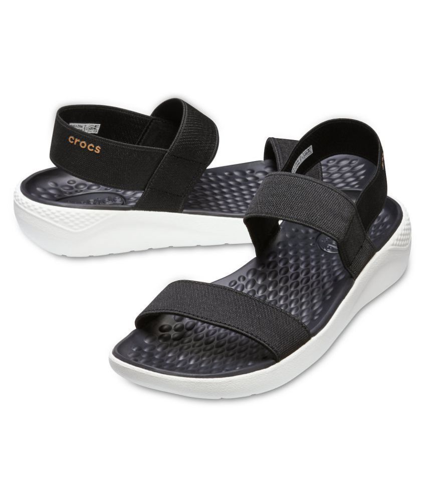 Crocs  Black Floater Sandals  Price in India Buy Crocs  