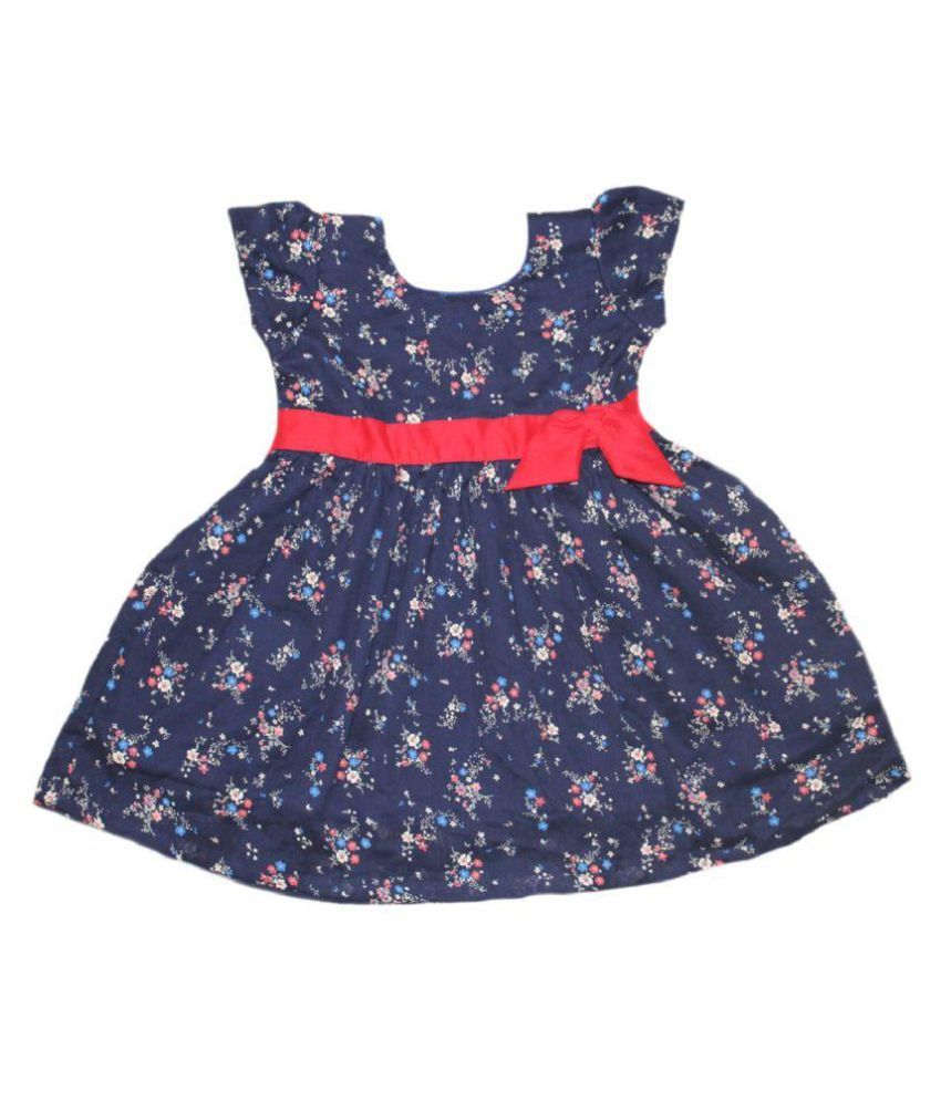 red colour frock for kids