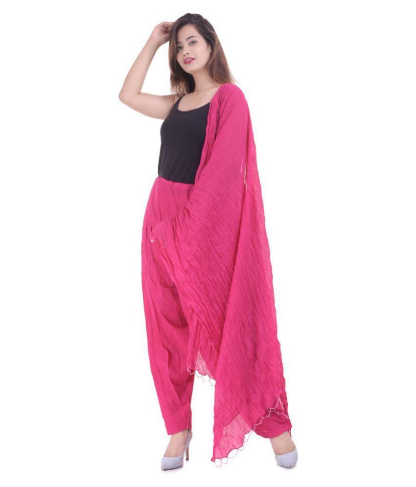 Real Bottom Cotton Single Patiala With Dupatta Price in India Buy