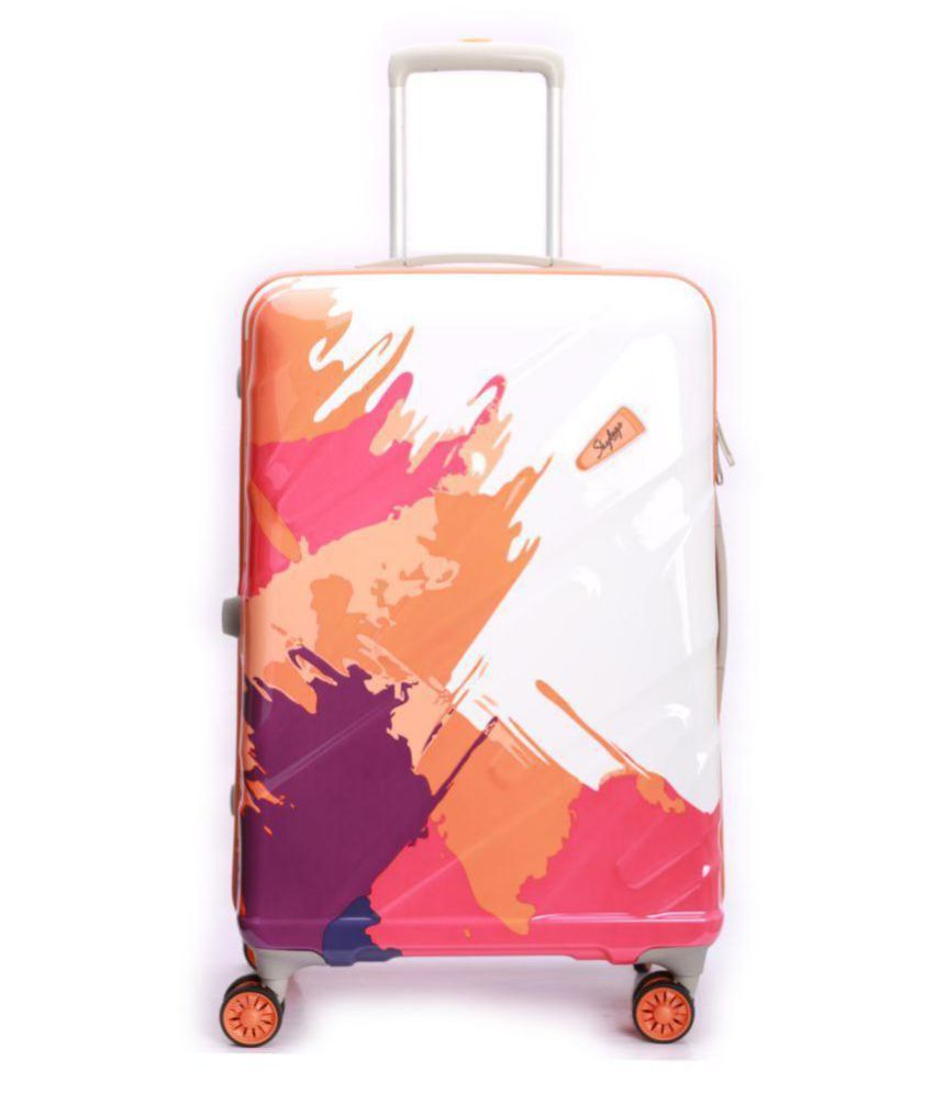 printed skybags trolley