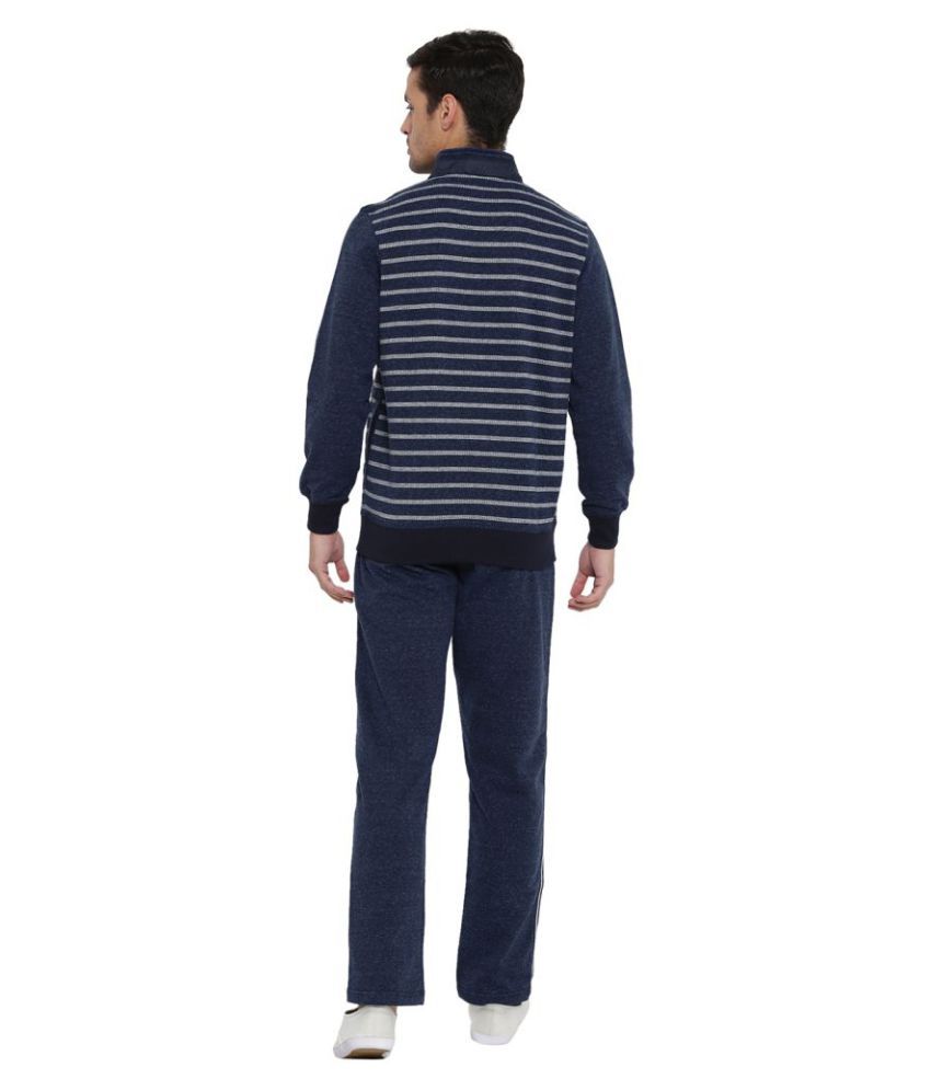 navy cotton tracksuit bottoms