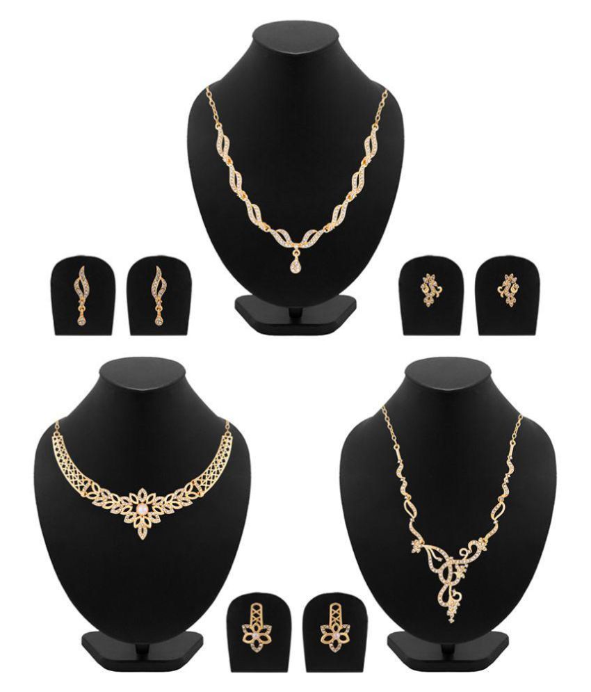 Voylla Alloy Golden Contemporary Contemporary/Fashion Gold Plated