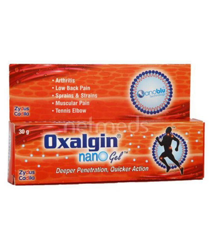 Zydus Cadila Oxalgin Nano Gel 30 Gm Pack Of 2 Buy Zydus Cadila Oxalgin Nano Gel 30 Gm Pack Of 2 At Best Prices In India Snapdeal