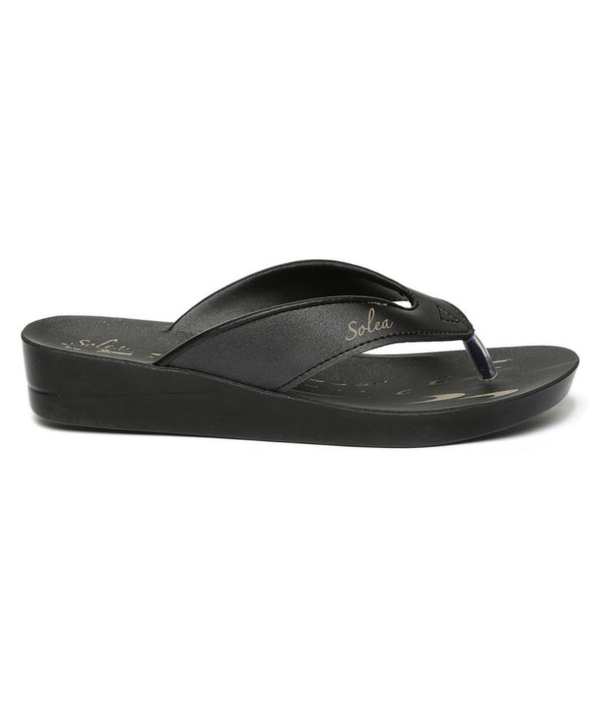 paragon black slippers