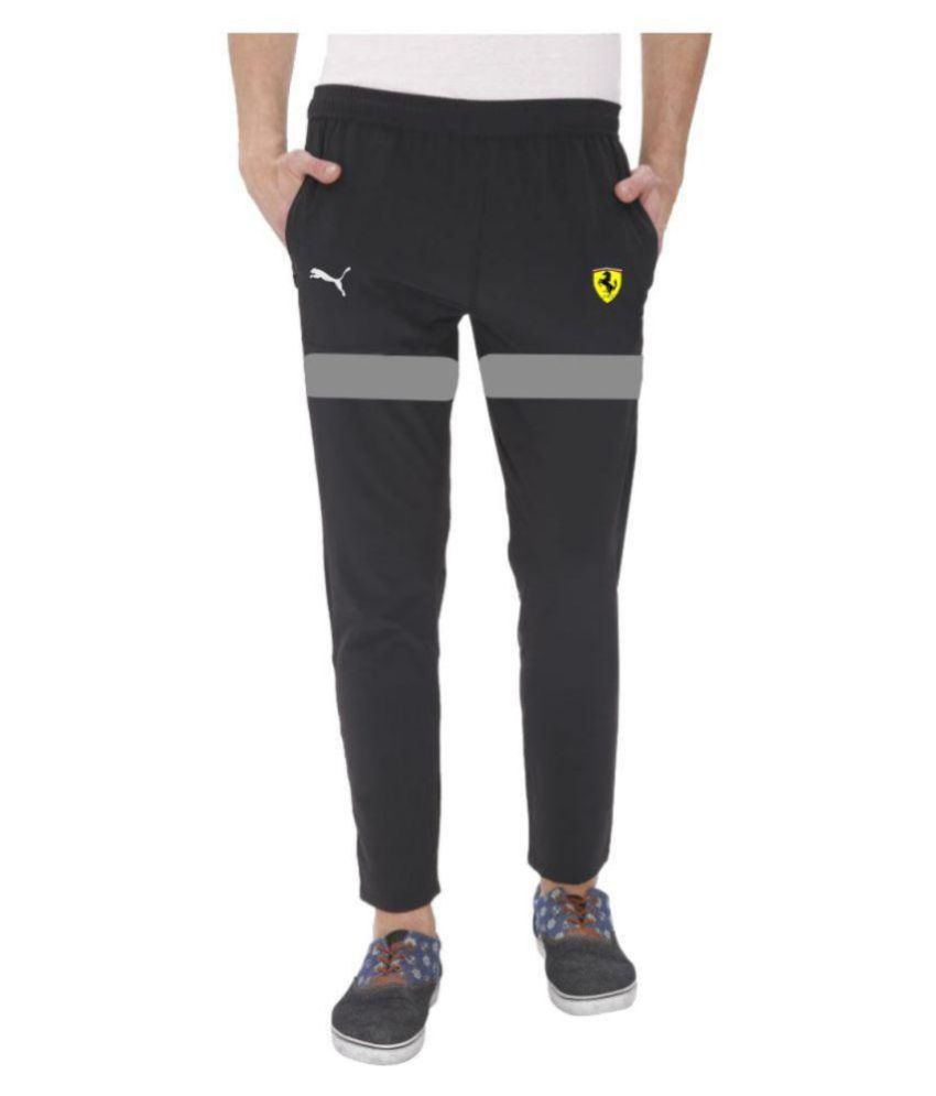 puma polyester track pants