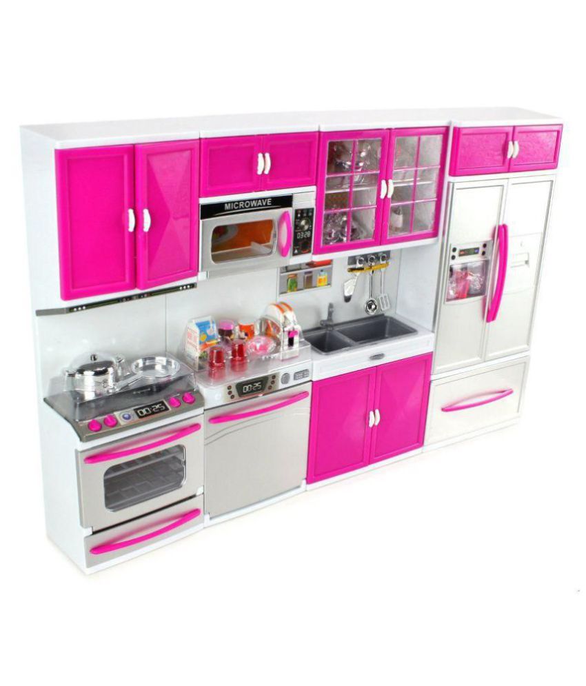 Latest Barbie  Dream House Kitchen  Set  Light Sound Buy 