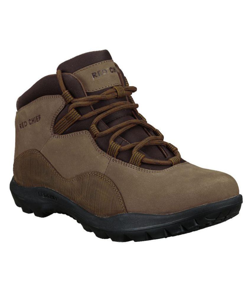 red chief brown boots