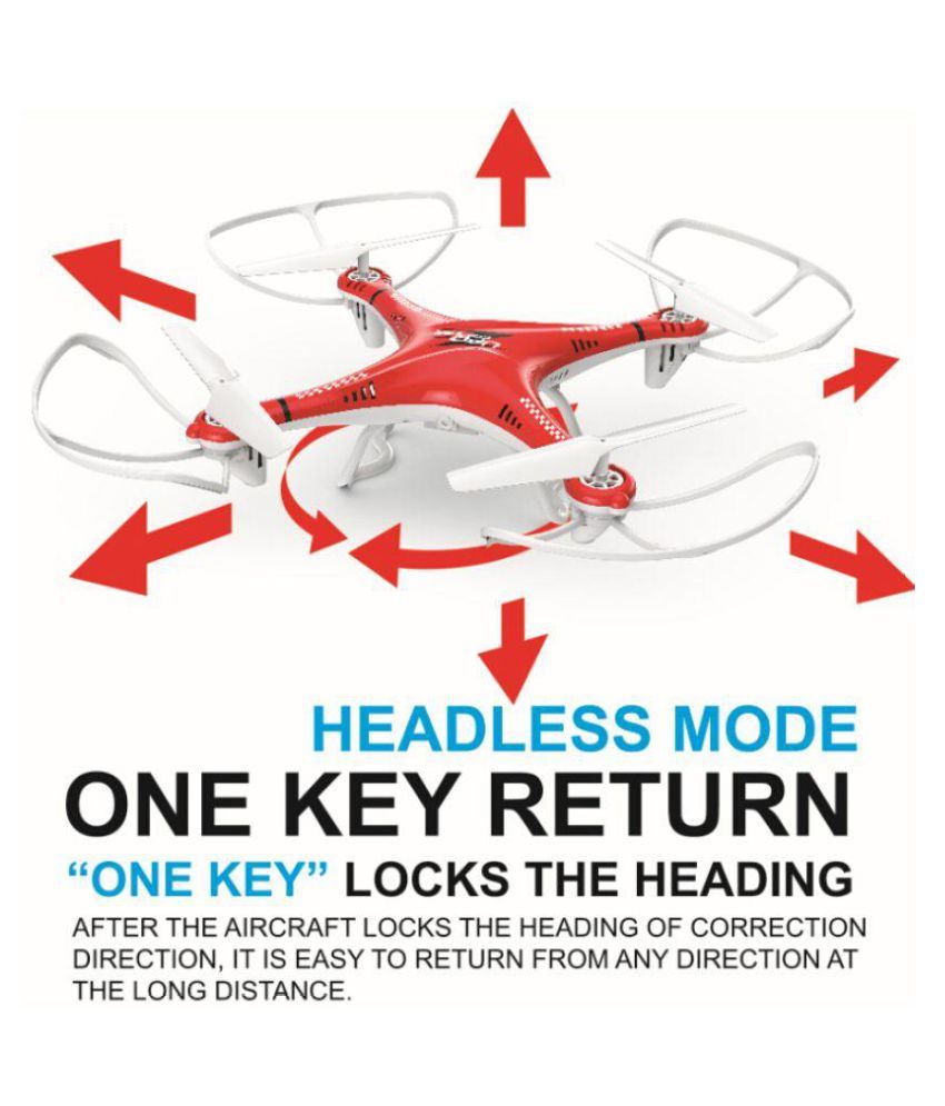 ZENITH 2.4 Ghz Remote Control Drone, 4 CH 6Axis Quadcopter, Headless