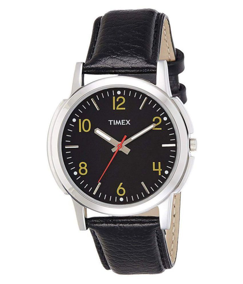 timex tw00zr112 leather analog