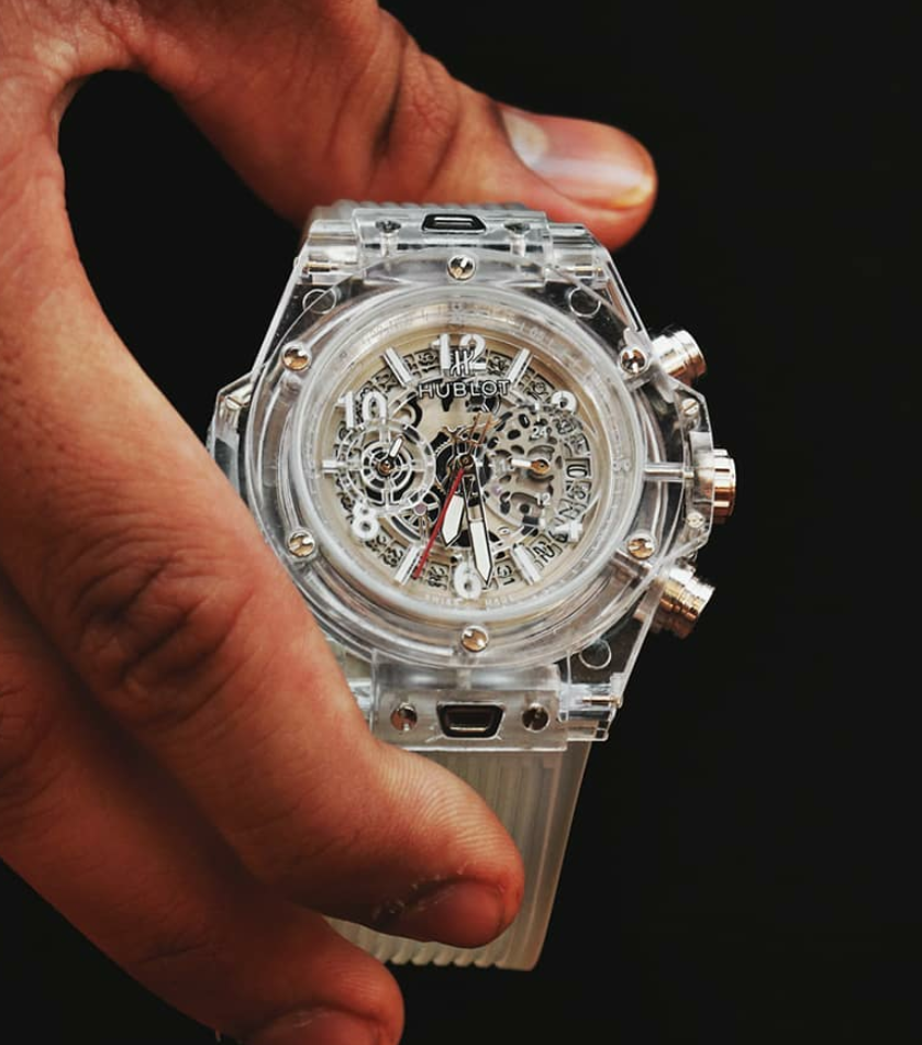 Hublot Big Bang Unico Sapphire Full White 45 Mm Rubber Chronograph Men S Watch Buy Hublot Big Bang Unico Sapphire Full White 45 Mm Rubber Chronograph Men S Watch Online At Best Prices