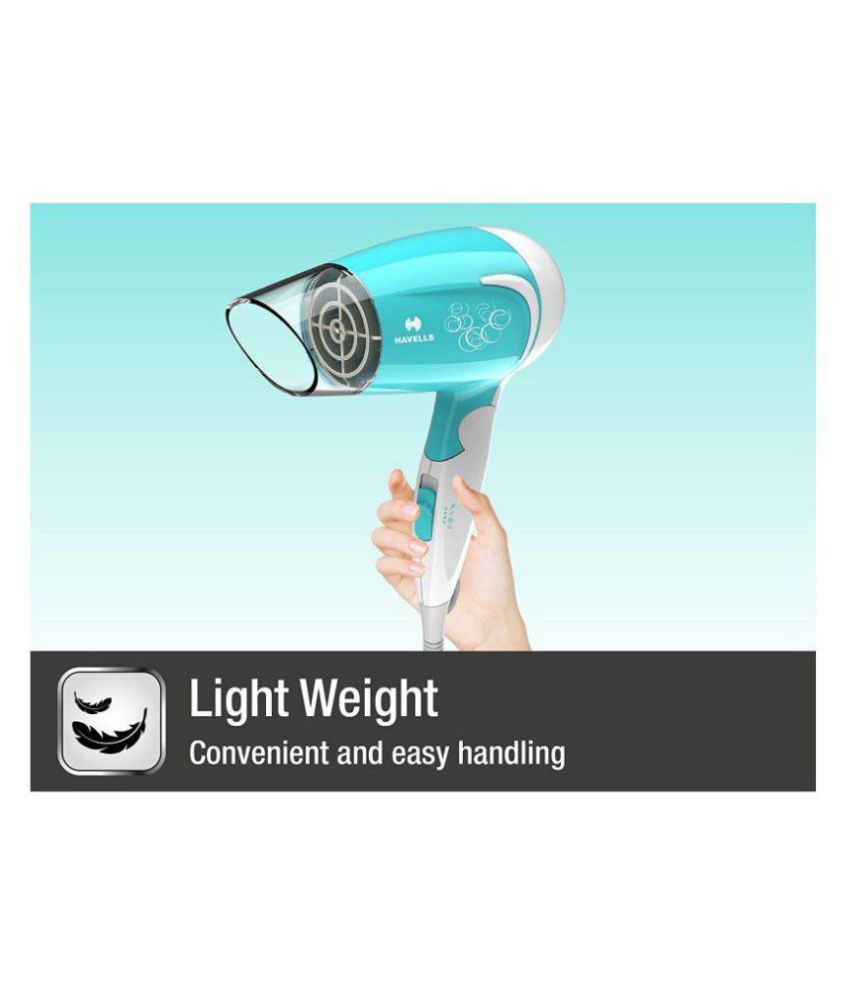 Havells Powerful Hair Dryer with Cool Shot Button HD3151 (Turquoise Blue, 1600 W) Buy Havells