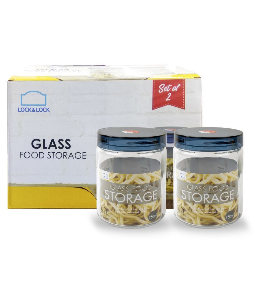 Lock & Lock Glass Food Container Set of 2 Buy Online at Best Price in