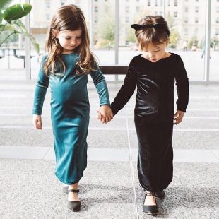 infant velvet dresses