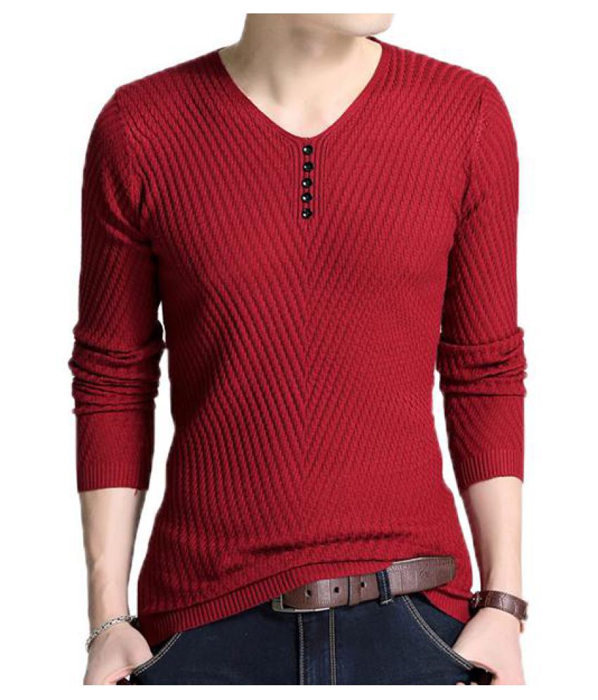 Generic Mens Basic Designed Solid Color Knitted Thermal Turtleneck Pullover Sweaters
