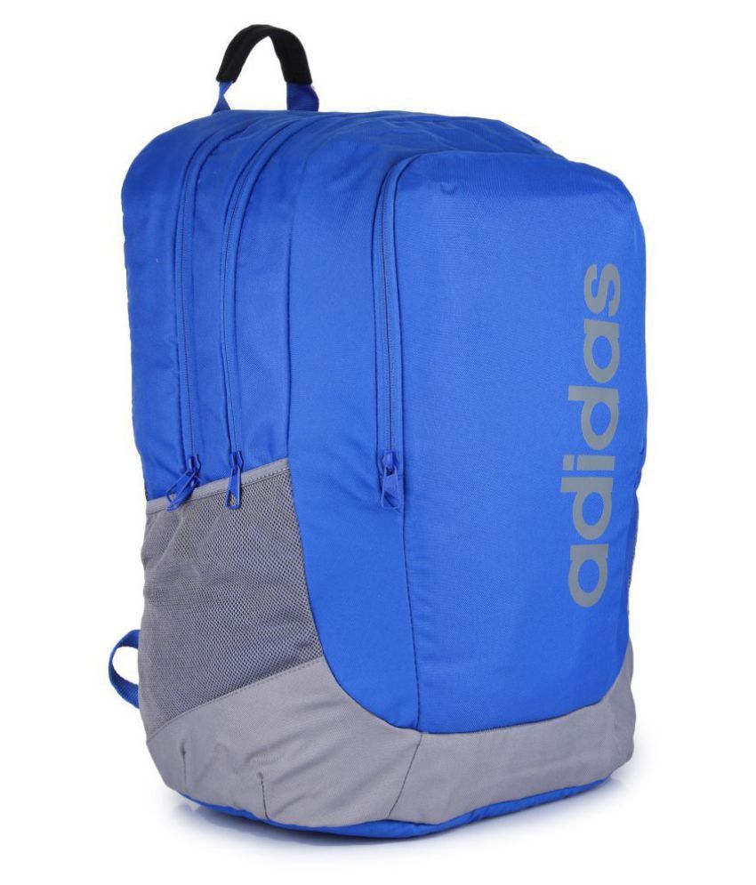 blue adidas school bag