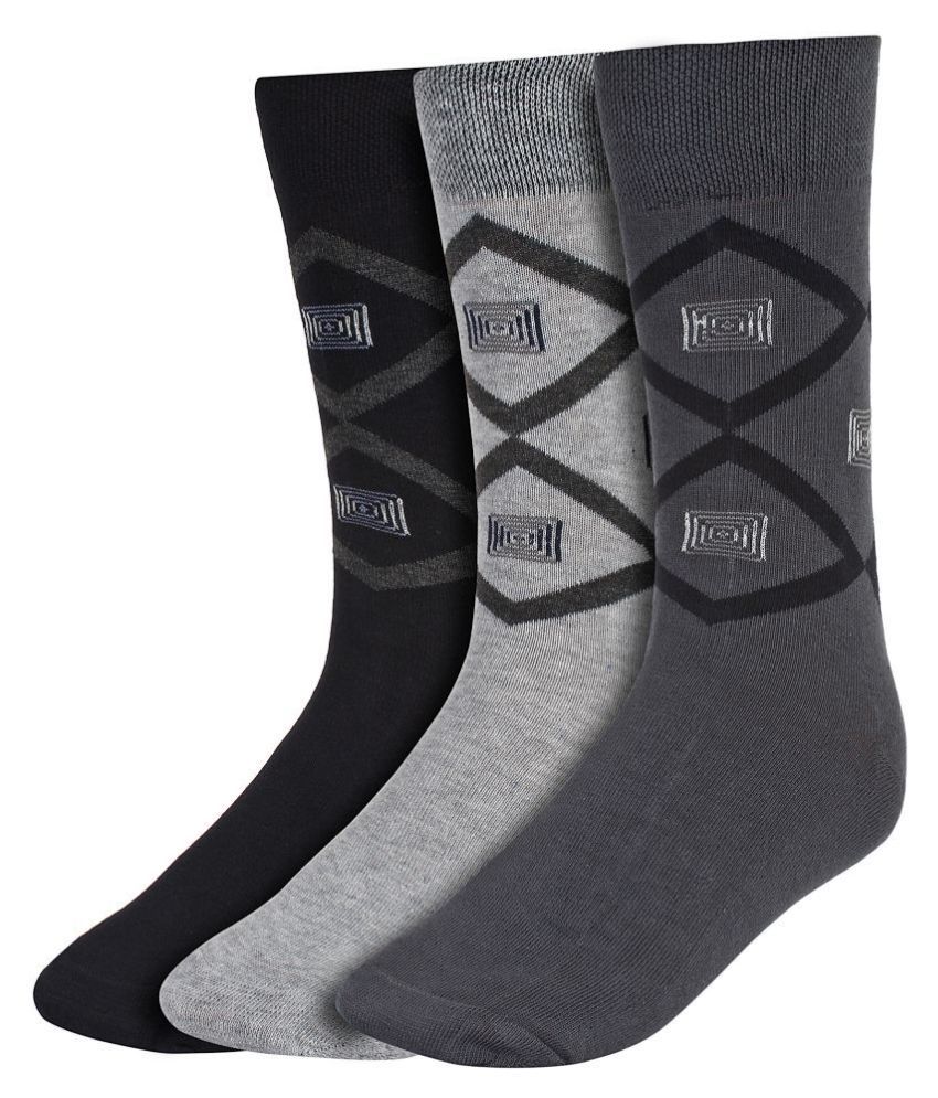     			Creature Gray Formal Full Length Socks