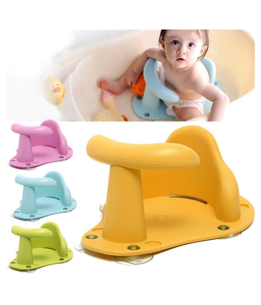 Infant Bathtub Pad Mat Chair Newborn Baby Bath Tub Safety Security
