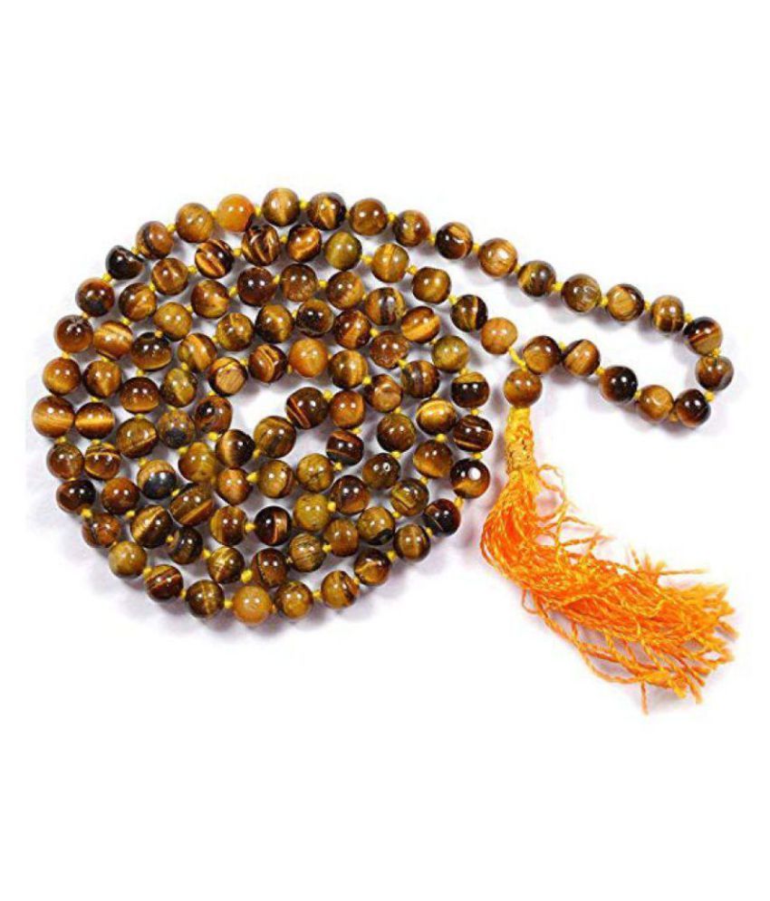     			SHIV MART ™ Tiger Eye Mala 108 Bead 6mm for Men and Women