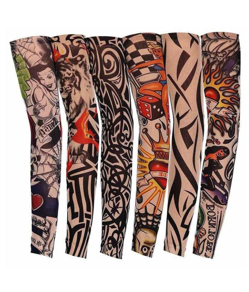 Tattoo Sleeves Fake / Itoolai Fake Temporary Tattoo Sleeves For Men And Women Unisex Dark Set Pack Of 5 - This is a wonderful way to look cool like they were real.