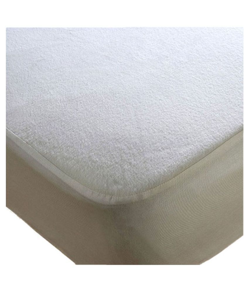 Lithara Luxury White Cotton Mattress Protector Buy Lithara Luxury