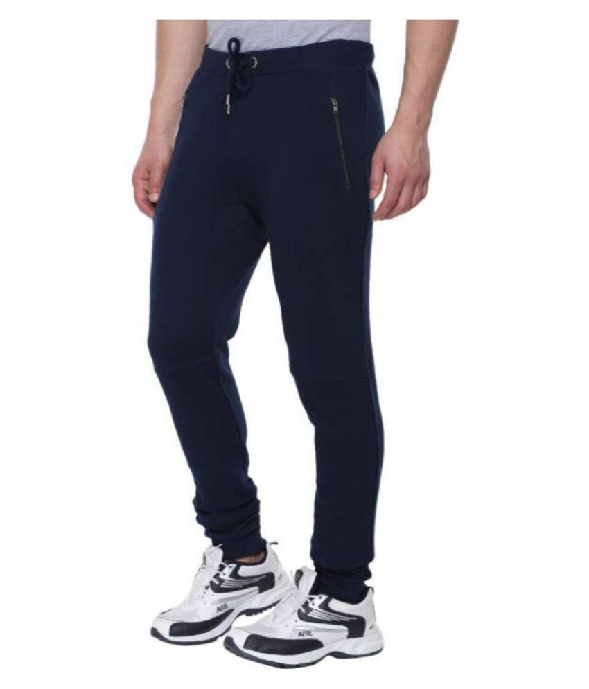 ODAKA Navy Fleece Joggers - Buy ODAKA Navy Fleece Joggers Online at Low ...