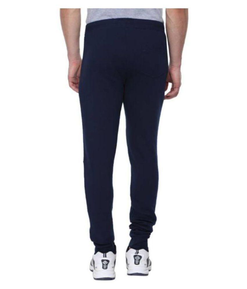 ODAKA Navy Fleece Joggers - Buy ODAKA Navy Fleece Joggers Online at Low ...