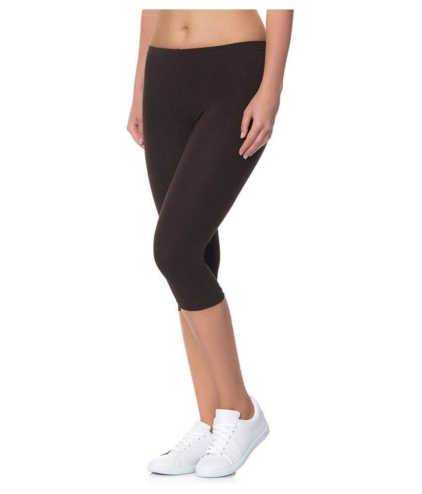 cotton athletic capris