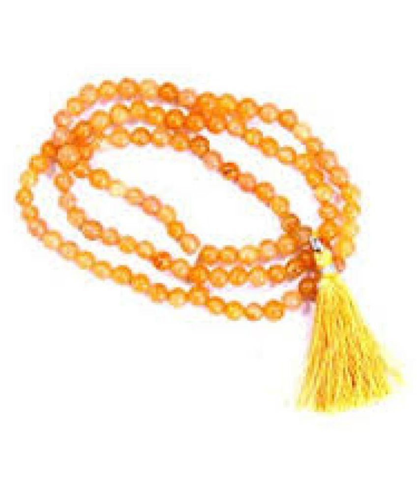 yellow sapphire mala