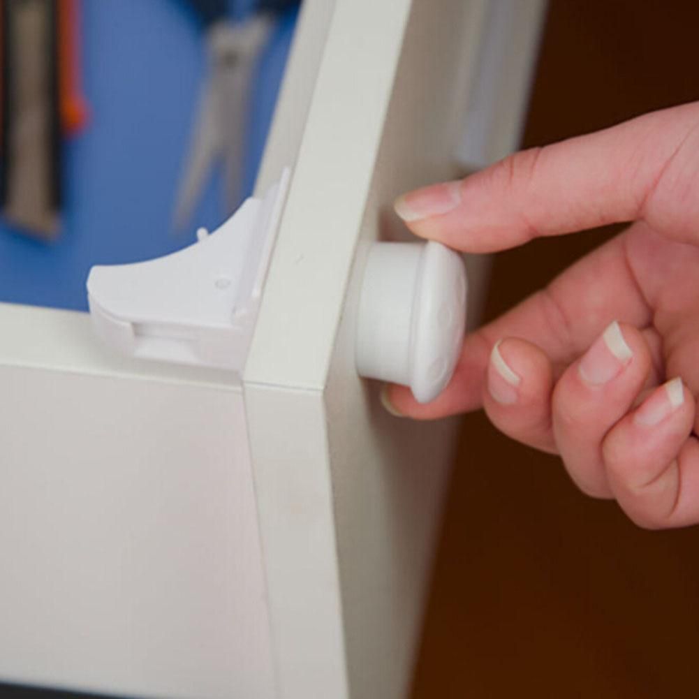 Child Safety Locks Baby Safe Adhesive Drawer Latch