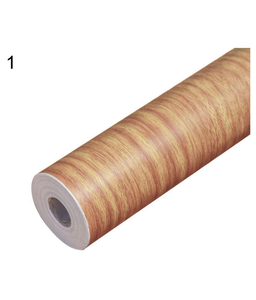Wood Pattern Backsplash Self-adhesive Removable Floor Wall 