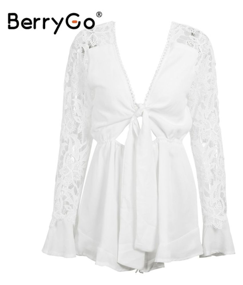 white linen jumpsuit