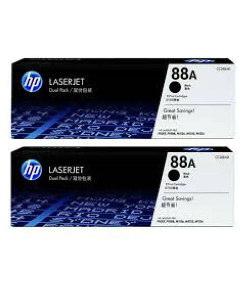 HEWLETT PACKARD 88a Toner Cartridge Black Pack of 2 - Buy ...