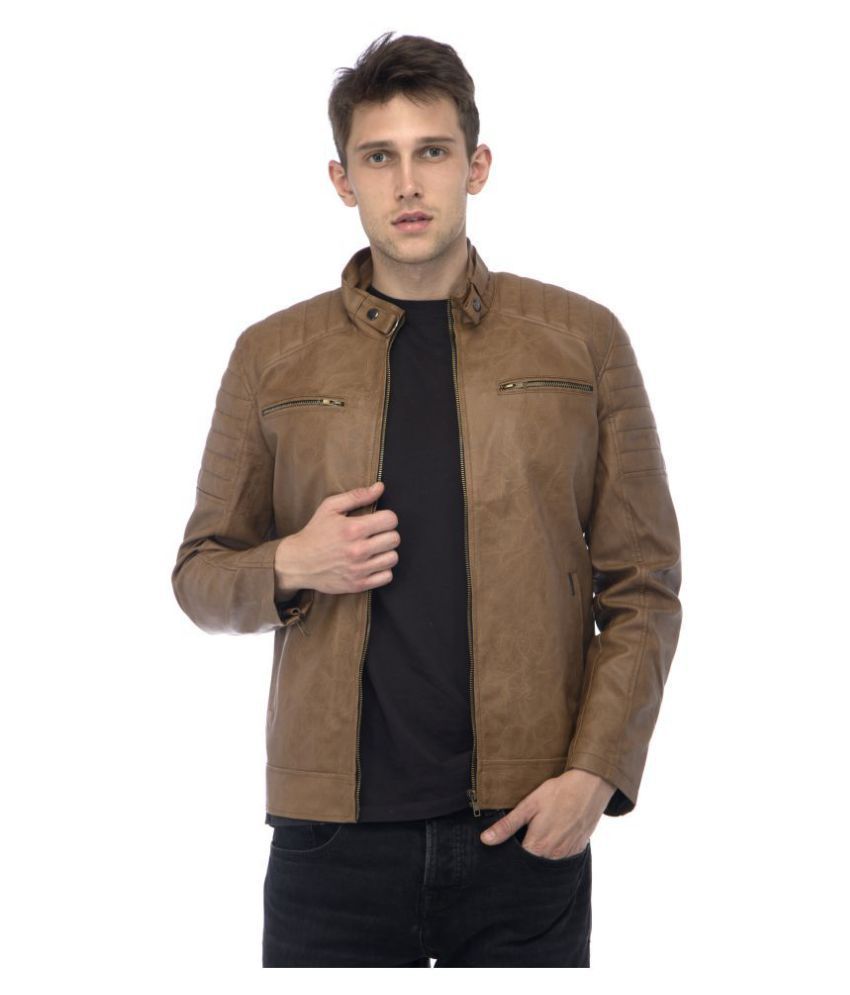 lambency leather jacket