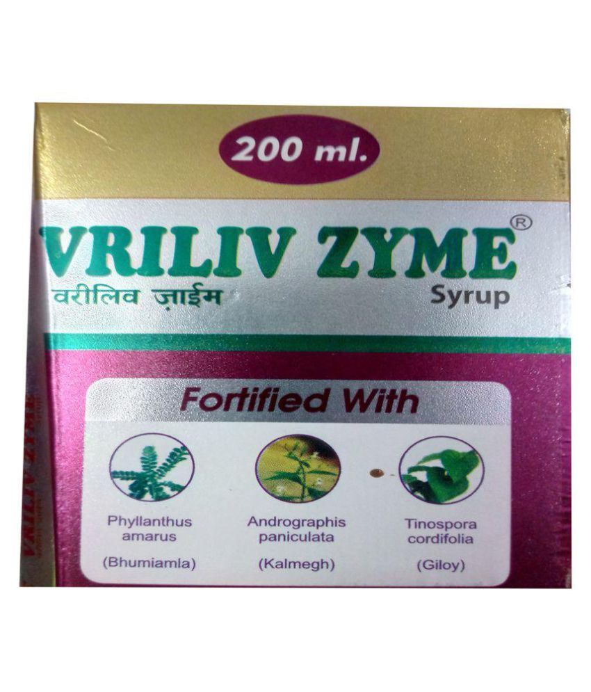 GOPAL LIFESCIENCE VRILIV ZYME A AYURVEDIC HERBAL DIGESTIVE ENZYME Syrup
