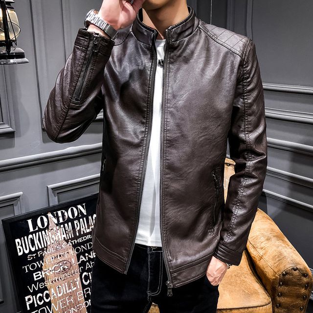 Destiny Khaki Leather Jacket - Buy Destiny Khaki Leather Jacket Online ...