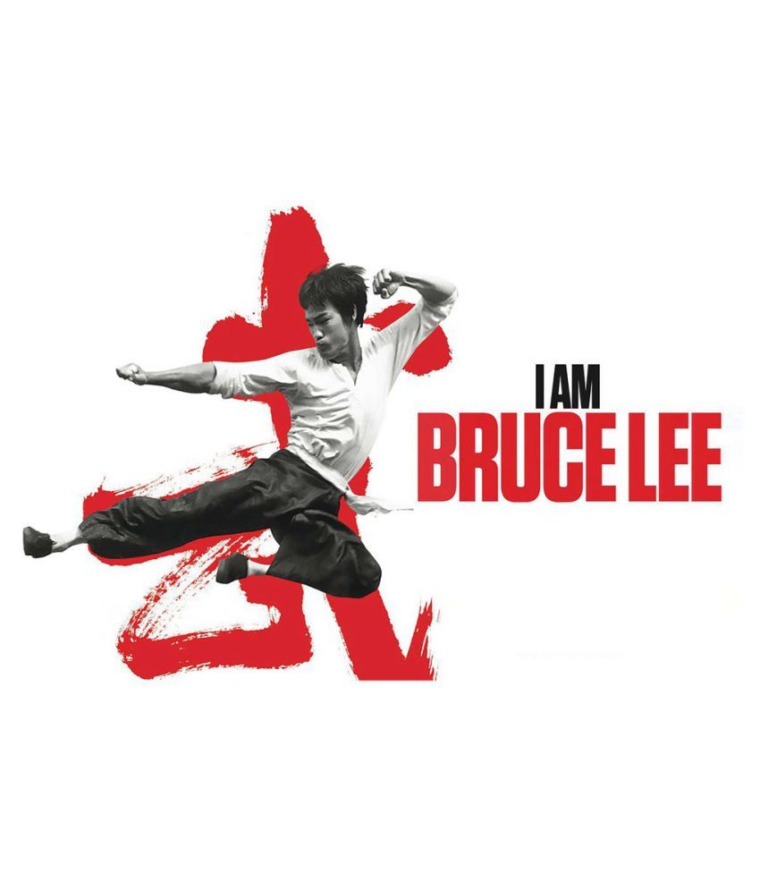 HK PRINTS Bruce Lee Wall Stickers Popular People Sticker ( 45 x 30 cms ) Buy HK PRINTS Bruce