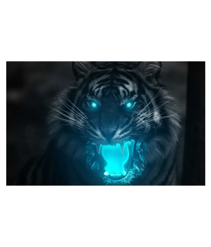 HK PRINTS Roar Tiger Wall Sticker Animals Sticker ( 45 x 30 cms ) Buy HK PRINTS Roar Tiger