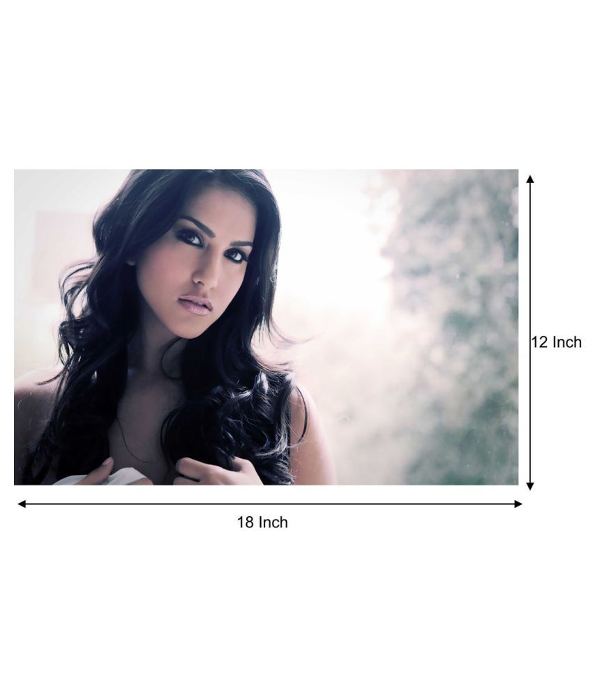 HK PRINTS Sunny Leone Wall Sticker Popular People Sticker ( 45 x 30 cms ) Buy HK PRINTS Sunny