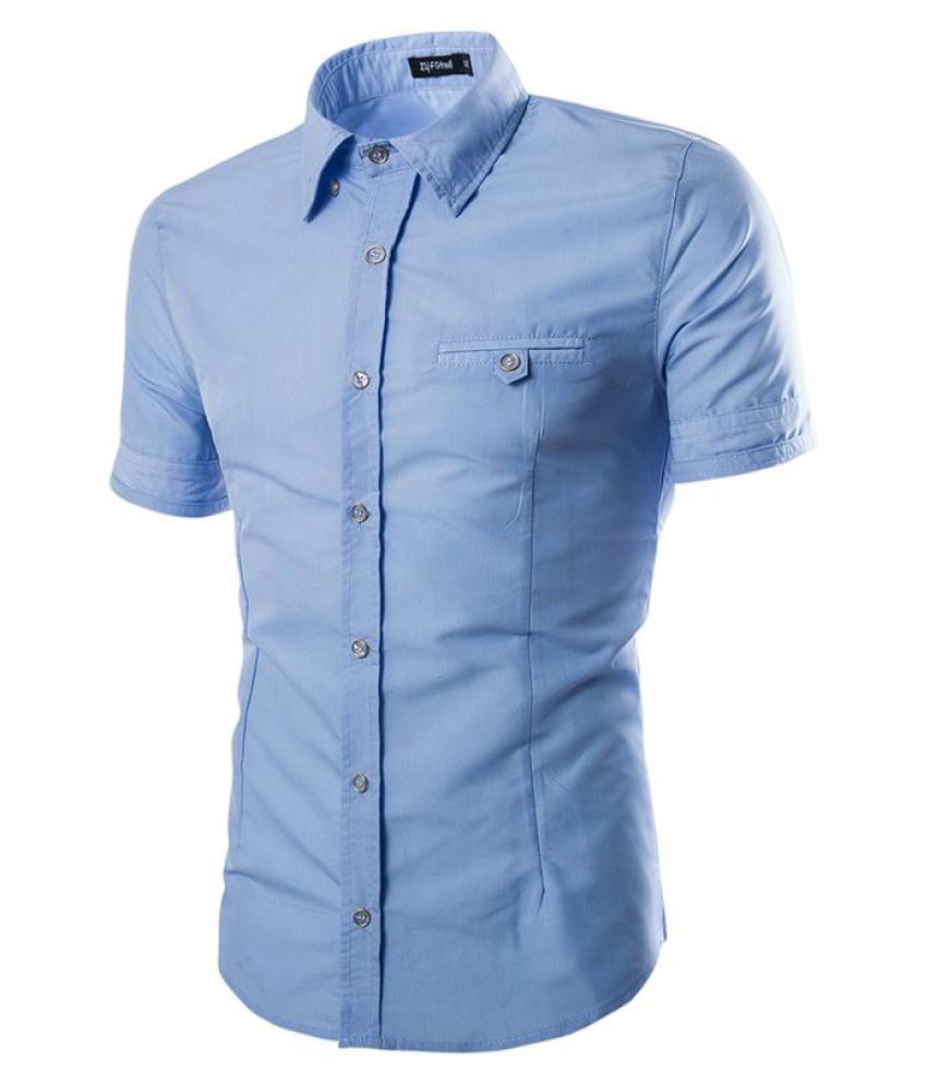 solid color slim fit shirts