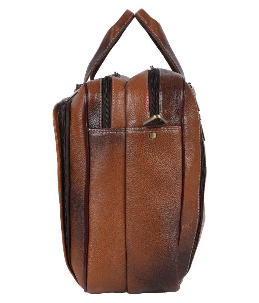 branded leather office bags