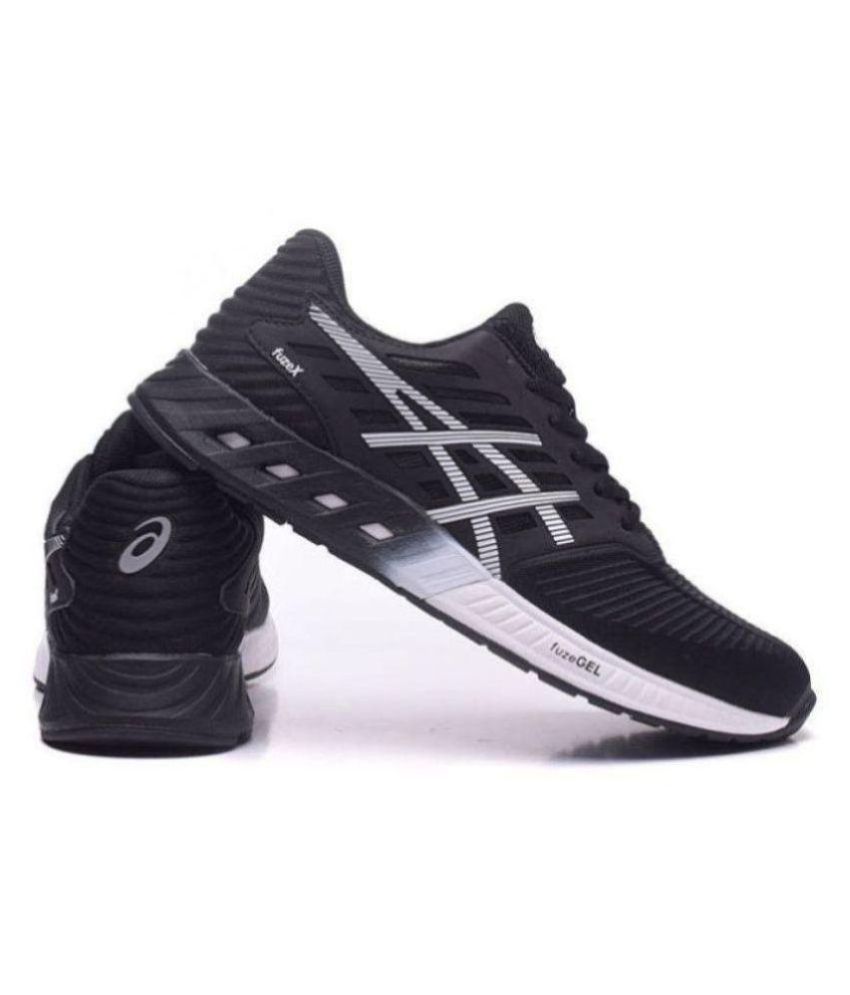 asics black joggers